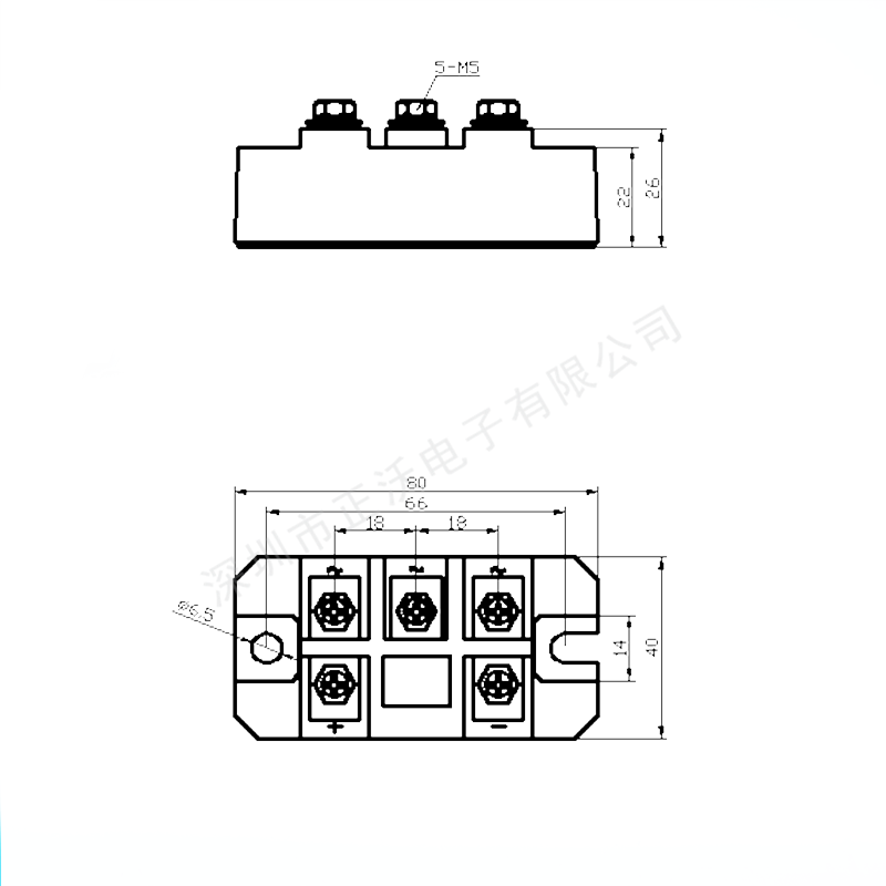 MDS75-10整流桥堆